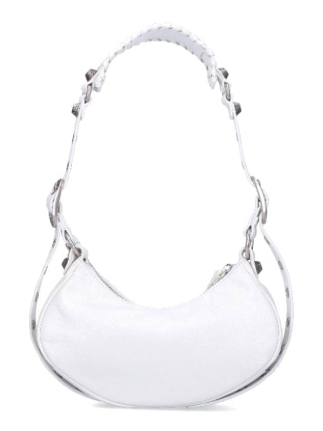 Le Cagole XS Lambskin Shoulder Bag White - BALENCIAGA - BALAAN 4