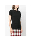 Embroided ORB Peru Short Sleeve T-Shirt Black - VIVIENNE WESTWOOD - BALAAN 3