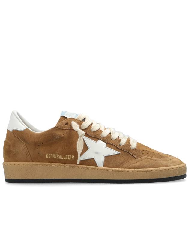 Ball Star Suede Low Top Sneakers Brown - GOLDEN GOOSE - BALAAN 2