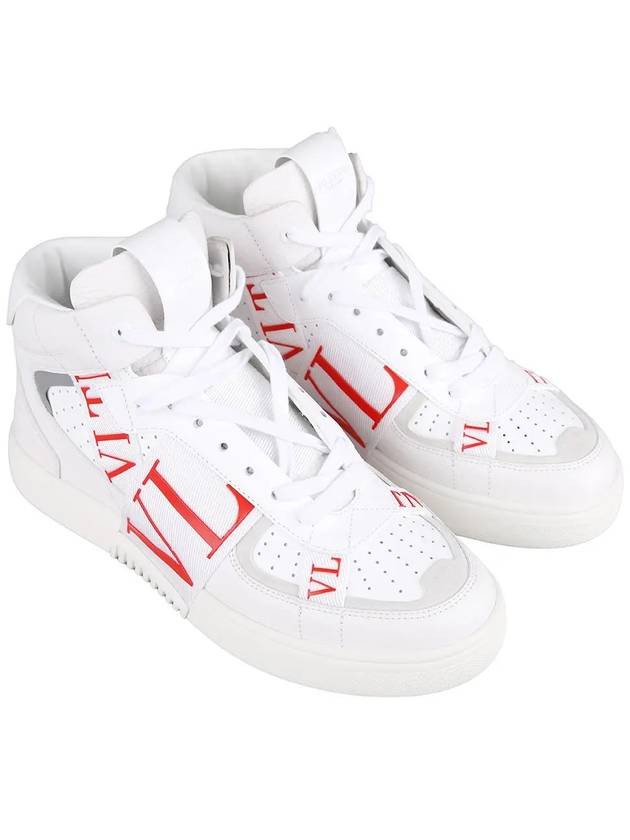 VL7N high top sneakers white - VALENTINO - BALAAN.