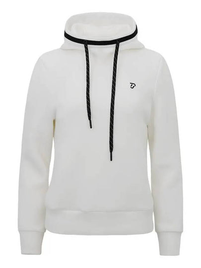 Women s color combination line point hooded sweatshirt IPL4WTS234 WH - IJP DESIGN - BALAAN 2