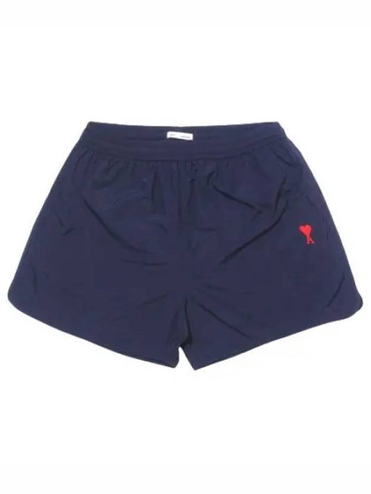 Heart logo swim pants swimsuit shorts - AMI - BALAAN 1