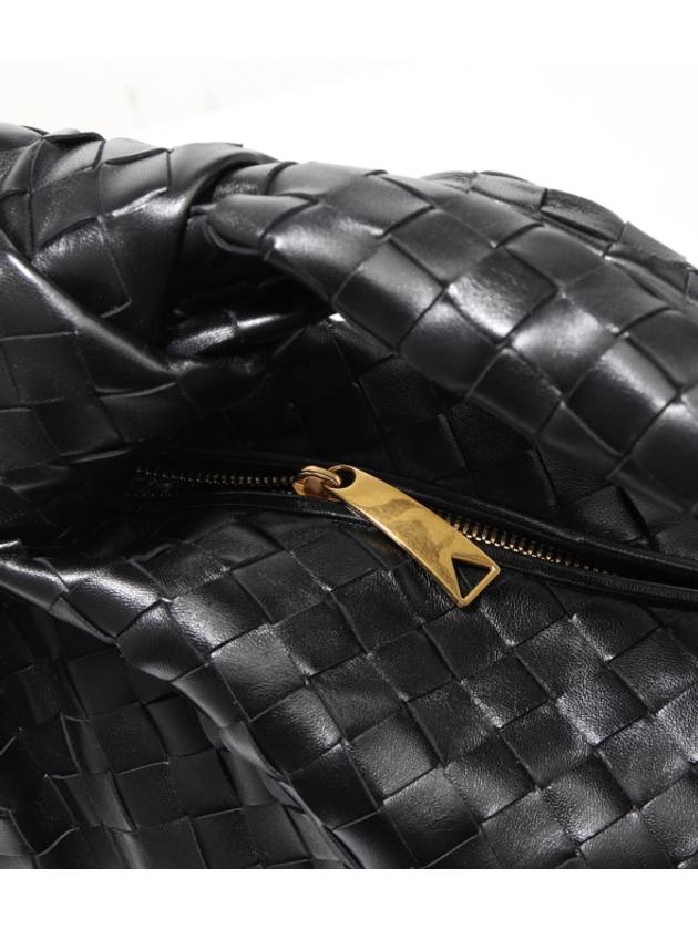 Intrecciato Jody Small Shoulder Bag Black - BOTTEGA VENETA - BALAAN 8