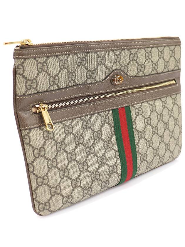 517551 GG Supreme Canvas Ophidia Pouch Clutch - GUCCI - BALAAN 3