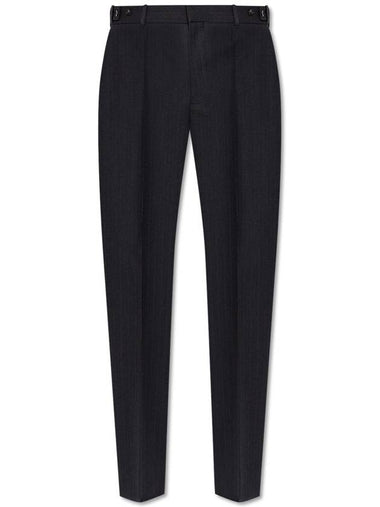 Bottega Veneta Wool Trousers, Women's, Grey - BOTTEGA VENETA - BALAAN 1