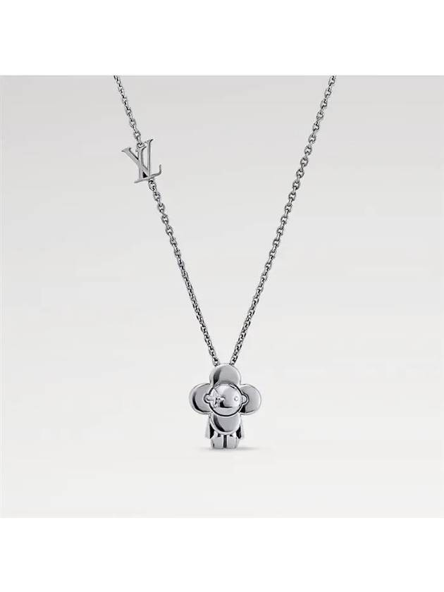 Vivienne Pendant Necklace Silver - LOUIS VUITTON - BALAAN 2