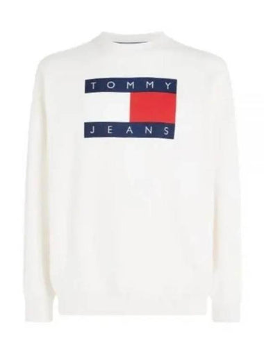 Long Sleeve T Shirt DW18623 YBH White - TOMMY HILFIGER - BALAAN 1