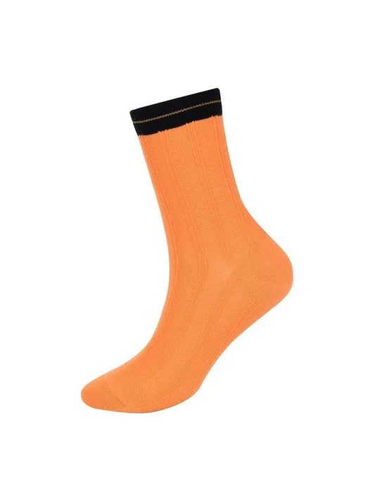 Logo Ribbed Socks MX3AK012 - P_LABEL - BALAAN 1