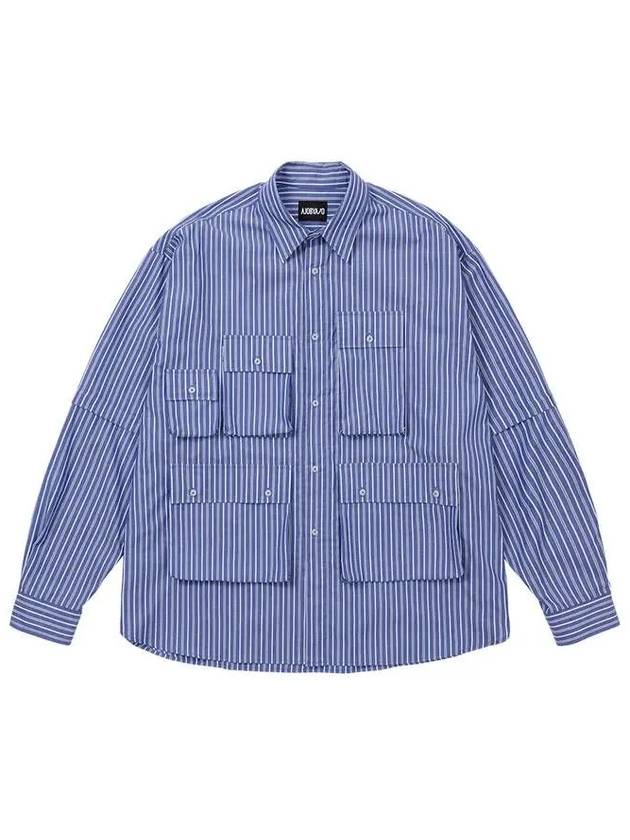 Fisherman Stripe Shirt BLUE - AJOBYAJO - BALAAN 1