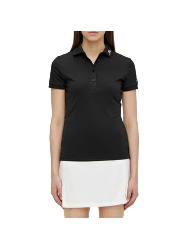 Women's Tour Tech Golf Polo Black - J.LINDEBERG - BALAAN 1