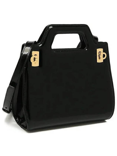 Wanda Mini Bag Black - SALVATORE FERRAGAMO - BALAAN 2