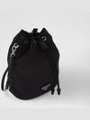 Re-Nylon Drawstring Pouch Black - PRADA - BALAAN 3