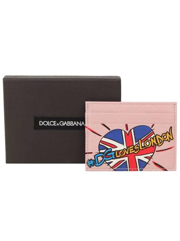 Leather Card Wallet Pink - DOLCE&GABBANA - BALAAN 6