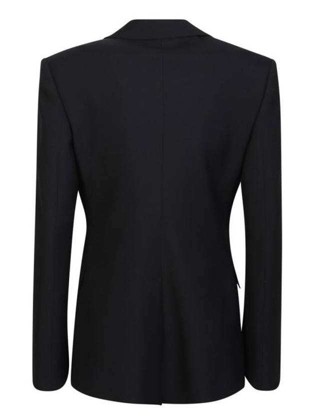 Women's Wool Tailored Blazer Jacket Black - BURBERRY - BALAAN 3