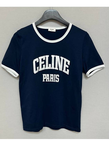 Cotton Logo Short Sleeve Tee 66 - CELINE - BALAAN 1