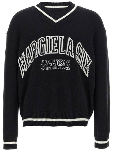 Mm6 Maison Margiela Logo Sweater - MAISON MARGIELA - BALAAN 1