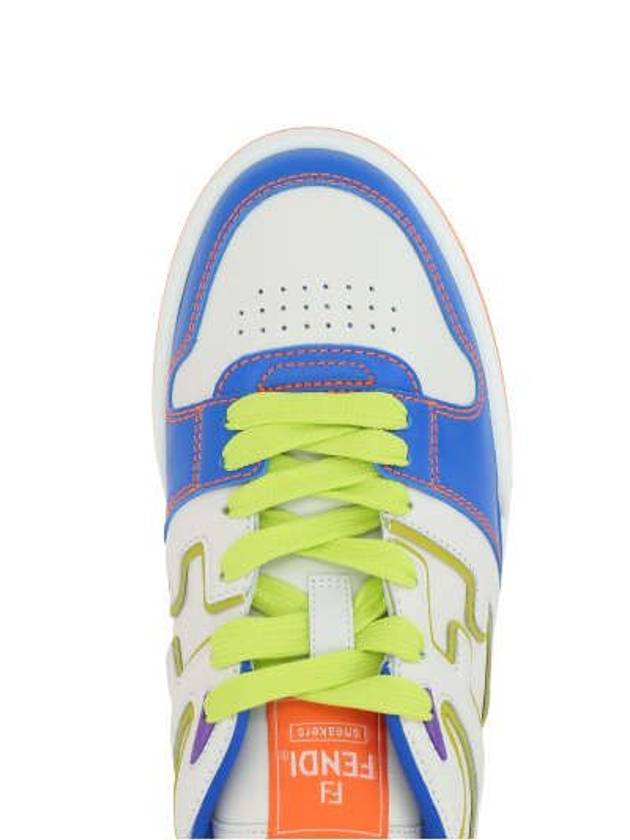 Match Low Top Sneakers Blue - FENDI - BALAAN 6