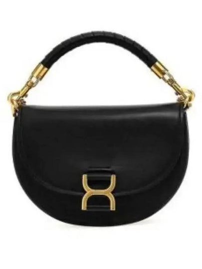 Marcie Leather Shoulder Bag Black - CHLOE - BALAAN 2