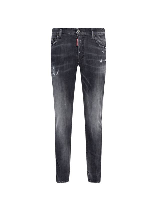 Men's Skater Skinny Jeans Dark Grey - DSQUARED2 - BALAAN 1