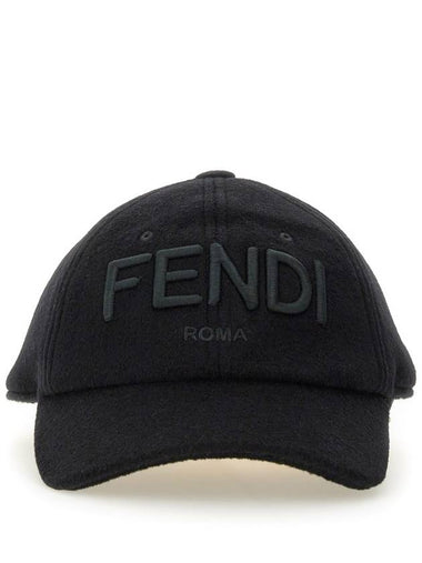 WOOL BASEBALL HAT - FENDI - BALAAN 1