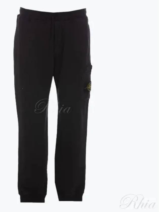 Wappen Patch Cargo Jogger Track Pants Black - STONE ISLAND - BALAAN 2