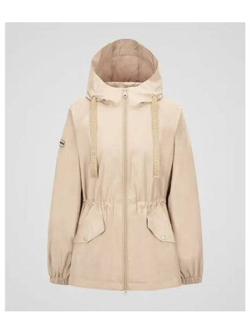 Points 5 Melissani middle dark beige women s windproof jacket - DUVETICA - BALAAN 1