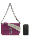 Logo Chain Shoulder Bag Violet - MARC JACOBS - BALAAN 7