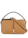 T Timeless Leather Cross Bag Brown - TOD'S - BALAAN 5