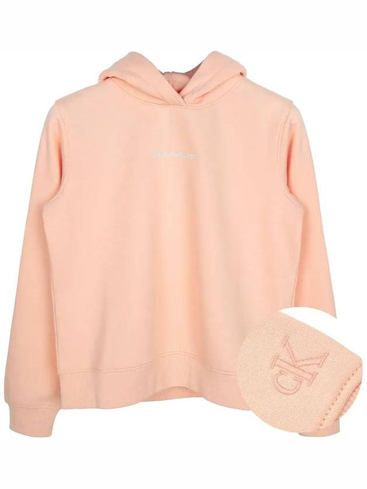 Blossom monologo hooded sweatshirt J20J221066 TLV - CALVIN KLEIN - BALAAN 1