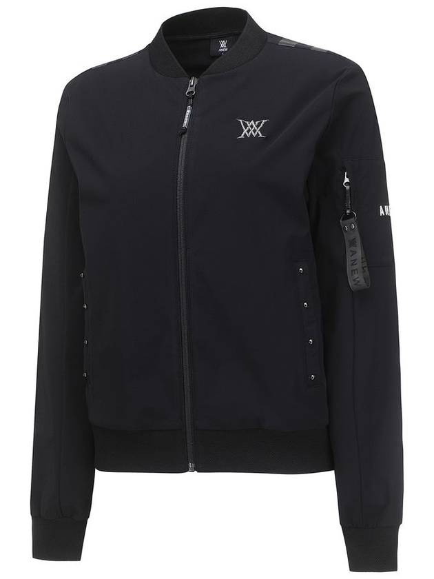 Official WOMEN SIGNATURE TRICOT SET UP JACKET BK - ANEWGOLF - BALAAN 2