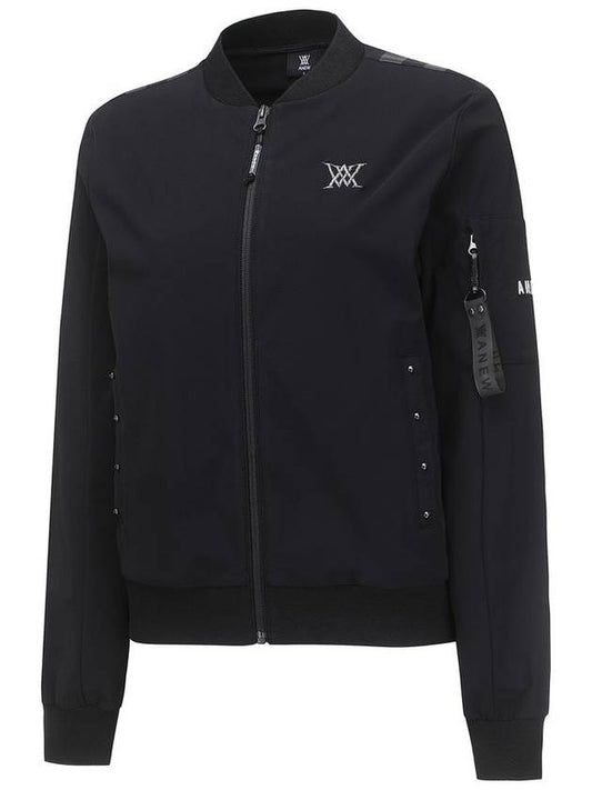 Official WOMEN SIGNATURE TRICOT SET UP JACKET BK - ANEWGOLF - BALAAN 2