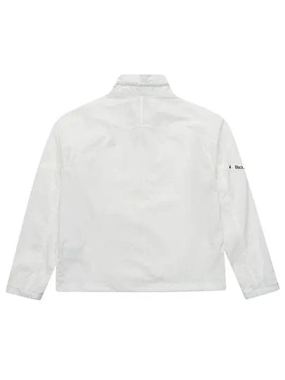 logo embossed overfit blouson 1133LZGPWHITE - BLACK&WHITE - BALAAN 2