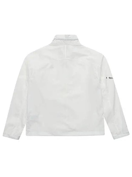 logo embossed overfit blouson 1133LZGPWHITE - BLACK&WHITE - BALAAN 2