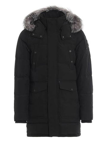 Onyx Big Ridge Parka Frost Fox Fur Black - MOOSE KNUCKLES - BALAAN 1