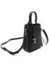 Micro Leather Mini Tote Bag Black - TOD'S - BALAAN 4