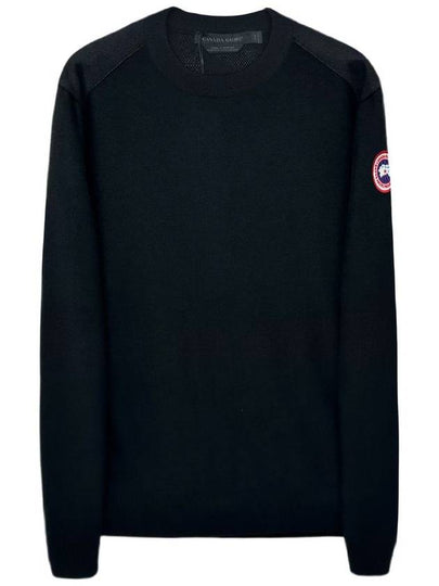 Dartmouth Crew Neck Knit Top Black - CANADA GOOSE - BALAAN 2