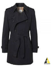 Men's Short Wimbledon Trench Coat Midnight Navy - BURBERRY - BALAAN 2