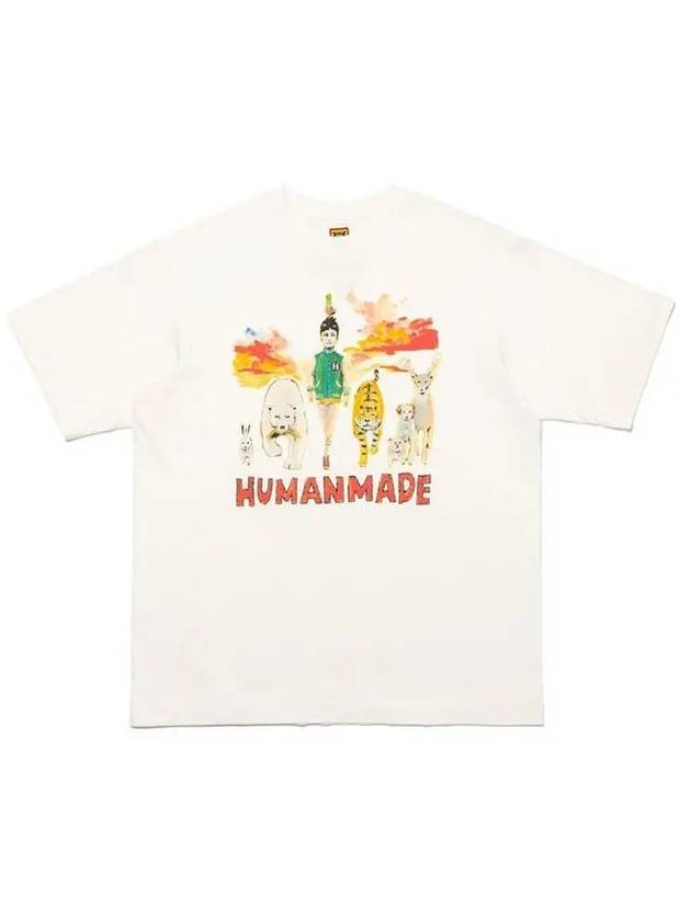 Keiko Sootome Short Sleeve T Shirt 12 White XX26TE002 - HUMAN MADE - BALAAN 2