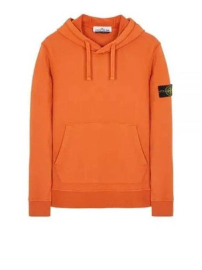 Signature Logo Patch Hoodie Orange - STONE ISLAND - BALAAN 2