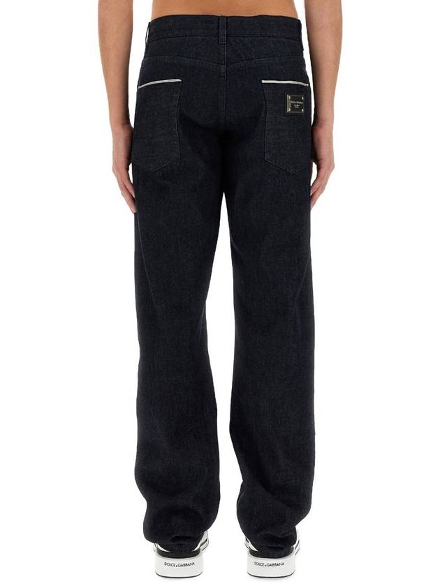 Denim Straight Pants GP04KD G8KF1S9001 DENIM - DOLCE&GABBANA - BALAAN 4