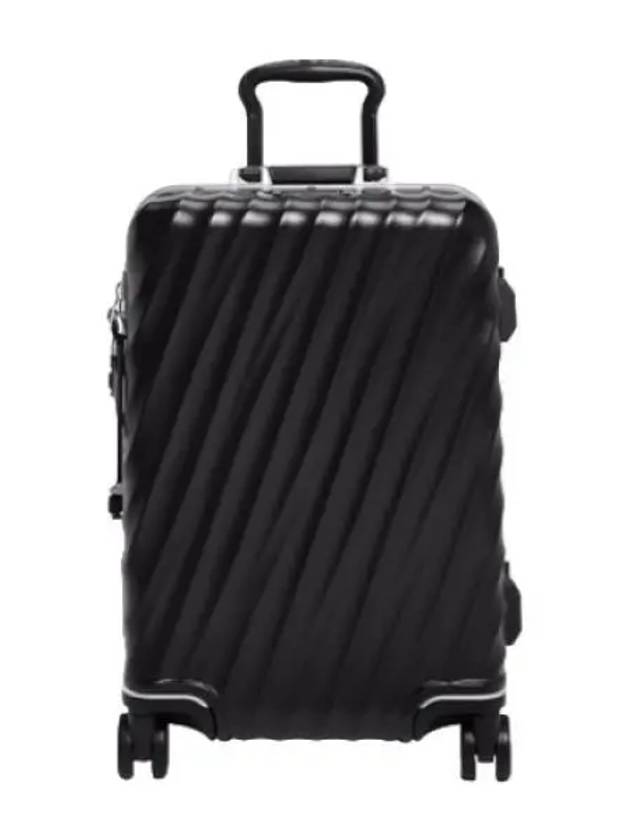 19 Degree International 4 Wheel Carry On Suitcase Black Texture 0228784DTX Travel Bag - TUMI - BALAAN 1