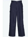 Wide Cargo Pants Navy - AMI - BALAAN 2