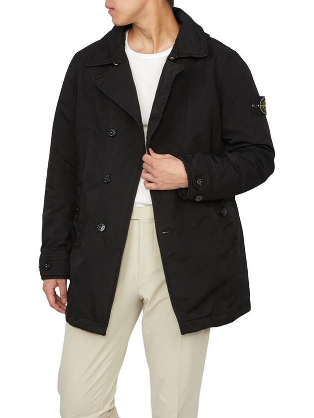 David TC Padding Jacket Black - STONE ISLAND - BALAAN 6