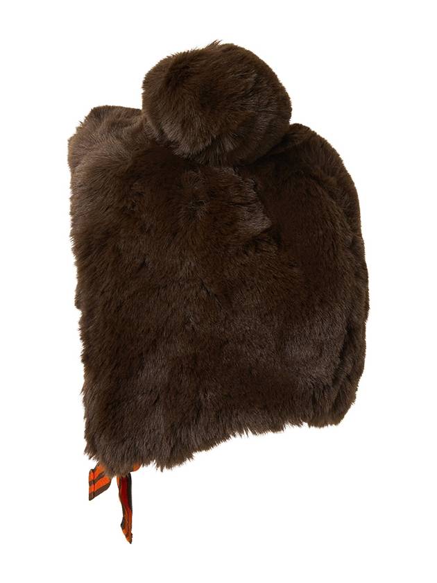 Kids fur hat 2476510816 BROWN - MINI RODINI - BALAAN 3