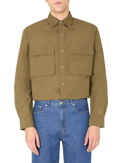 oversized fit long sleeve shirt - KENZO - BALAAN 2