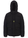 Logo Patch Reversible Padding Black - STONE ISLAND - BALAAN 1