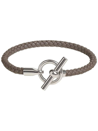 Glenan Silver Chain Bracelet Grey - HERMES - BALAAN 2