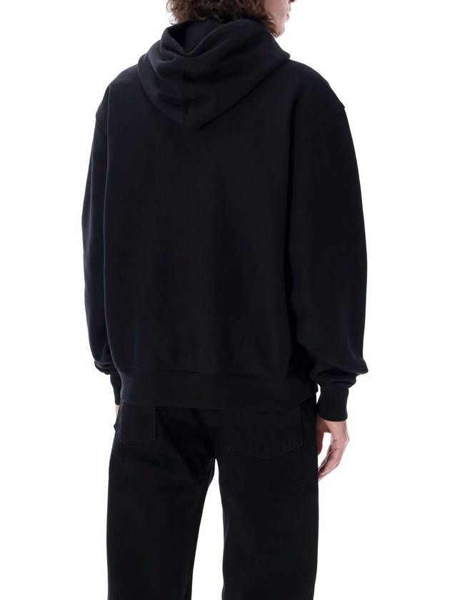 EKD Embroidered Hoodie Black - BURBERRY - BALAAN 3