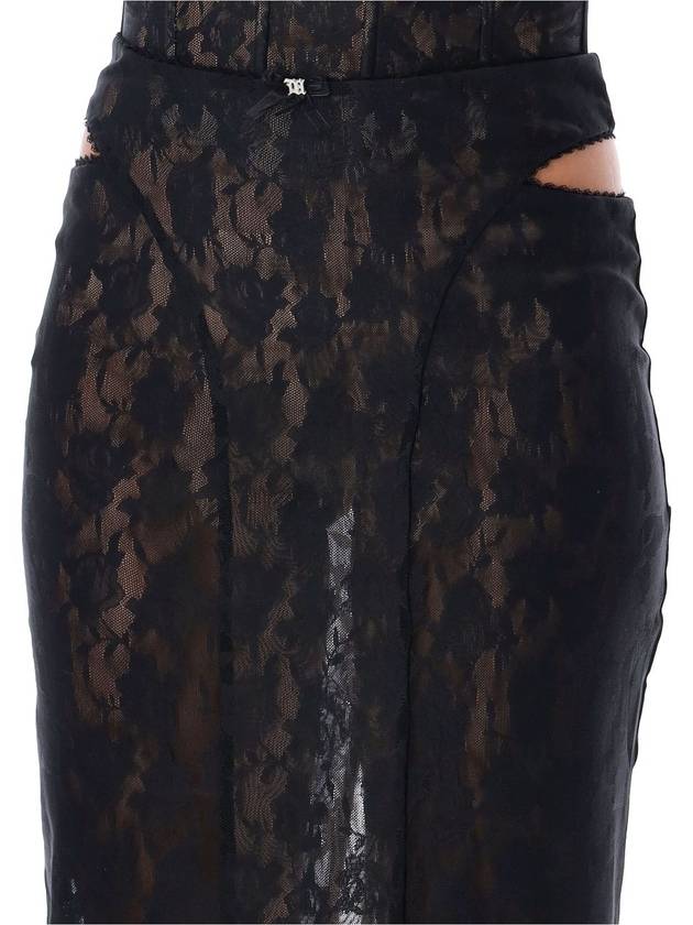 Lace cut-out midi skirt - MISBHV - BALAAN 3