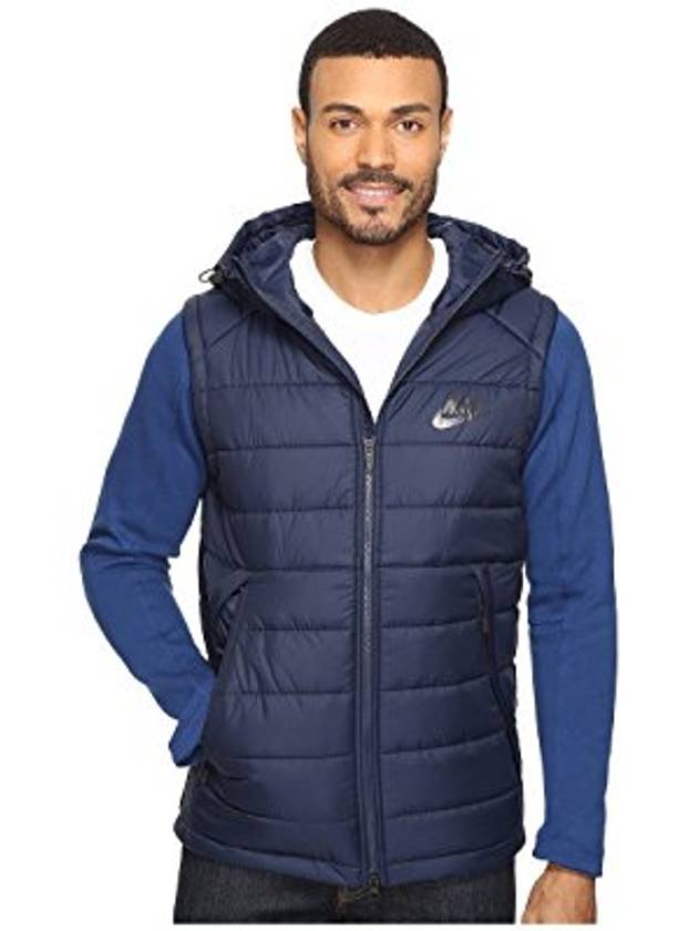 Advance 15 Authentic Hooded Jacket Navy - NIKE - BALAAN 6